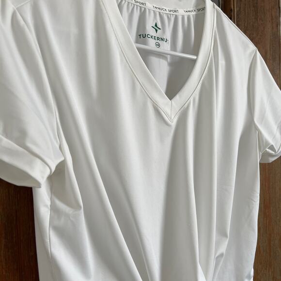 Tuckernuck TNUCK Sport White Knotty Performace Tee - Picture 2 of 9